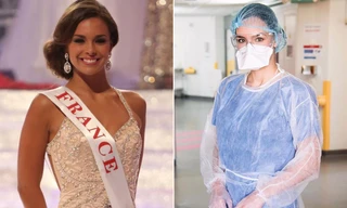 'Hoa hậu đẹp nhất thế giới 2013' trở thành bác sĩ tuyến đầu chống dịch COVID-19 ở Pháp