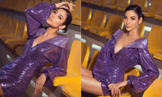 Hoàng Thuỳ diện váy xẻ khoe vòng một nóng bỏng, Kim Duyên mặc xuyên thấu xuống phố