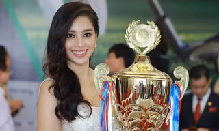 Tiểu Vy: 'Ngưỡng mộ khi Ngọc Hân, Huyền My thi đấu tại Tiền Phong Golf Championship'