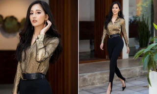 Mặc kín mít, Mai Phương Thuý vẫn đủ làm fans xao xuyến với màn khoe chân dài sexy