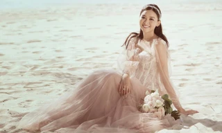 Hé lộ ảnh cưới của Tường San sau 10 ngày làm hôn lễ, danh tính chú rể vẫn được giữ kín 