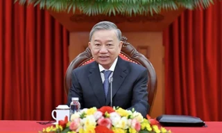 Tổng Bí thư Tô Lâm gửi điện mừng Tổng thống Nga Putin