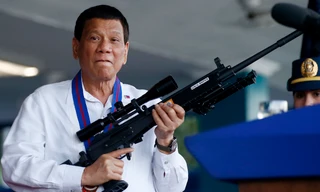 Ông Rodrigo Duterte khi còn là tổng thống năm 2018. (Ảnh: AP)