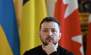 Tổng thống Ukraine Volodymir Zelensky. (Ảnh: Getty)