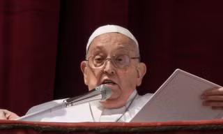 Giáo hoàng Francis khi còn khỏe mạnh. ̣(Ảnh: AP)