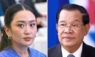Thủ tướng Thái Lan Paetongtarn Shinawatra và Chủ tịch Thượng viện Campuchia Hun Sen
