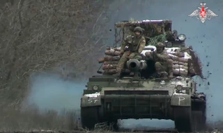 Binh lính Nga ở Ukraine. (Ảnh: AP)