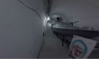 Căn cứ hải quân ngầm của Iran. (Ảnh: Reuters)