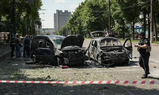 Vùng Sumy của Ukraine hứng tên lửa ngày 3/6. (Ảnh: Reuters)