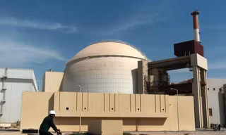 Nhà máy điện hạt nhân Bushehr của Iran. (Ảnh: AP)