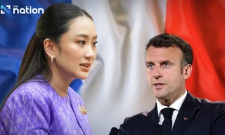Thủ tướng Thái Lan Paetongtarn Shinawatra và Tổng thống Pháp Emmanuel Macron. (Nguồn: The Nation)