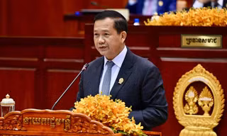 Thủ tướng Campuchia Hun Manet. (Ảnh: Khmer Times)