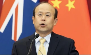 Đại sứ Trung Quốc tại Úc Xiao Qian. (Ảnh: NCA NewsWire)