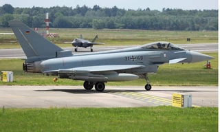 Máy bay chiến đấu từ các nước NATO tham gia cuộc tập trận tại căn cứ không quân Ramstein của quân đội Mỹ ở Ramstein-Miesenbach, Đức, ngày 6/6/2024. (Ảnh: Reuters)