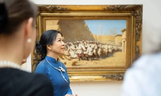 Phu nhân Ngô Phương Ly thăm nơi phát triển các tài năng nghệ thuật của Việt Nam