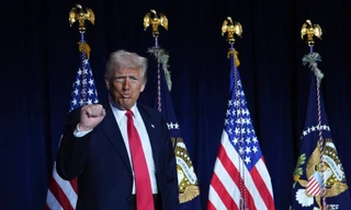 Tổng thống Mỹ Donald Trump trong sự kiện ở Washington ngày 6/2. (Ảnh: AP)