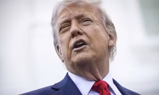 Tổng thống Mỹ Donald Trump. (Ảnh: SCMP)