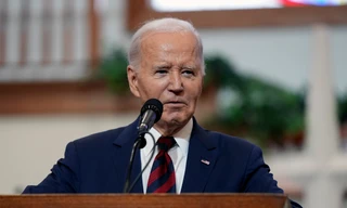 Tổng thống Biden phát biểu tại nhà thờ ở Nam Carolina ngày 19/1. (Ảnh: AP)