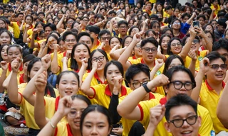 Những khoảnh khắc ấn tượng của sinh viên tình nguyện tại Lễ ra quân chiến dịch Xuân Tình nguyện 2025 