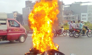 Các vụ cháy xe cơ giới vẫn tiếp tục diễn ra trên cả nước