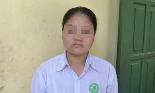 Nữ tài xế Nguyễn Thị Xiêm tại cơ quan điều tra