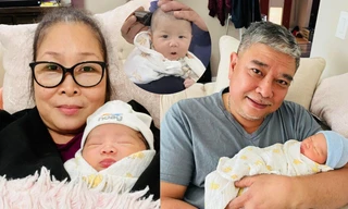 NSND Hồng Vân 'tan chảy' khi cháu ngoại 6 tuần tuổi đã biết làm hành động này