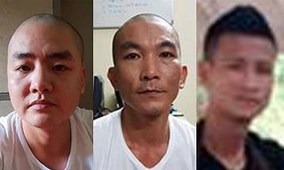 Các đối tượng bị bắt giữ. Ảnh: CAND