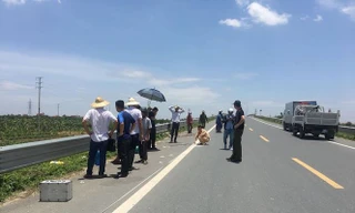 Hiện trường vụ việc. Ảnh: Thanh Hà.