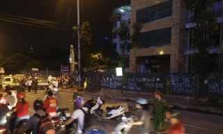 Hiện trường vụ việc.