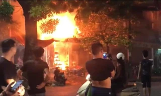 Hiện trường vụ cháy. Ảnh: FB