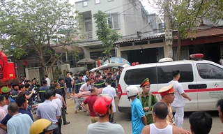 Hiện trường vụ việc. Ảnh: báo Lào Cai.