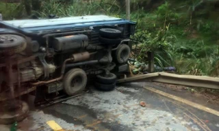 Hiện trường vụ tai nạn. Ảnh: Otofun