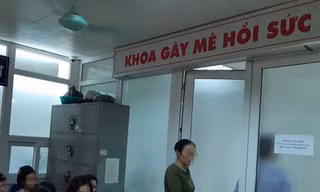 Khu vực nạn nhân cấp cứu.