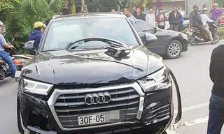 Hiện trường vụ tai nạn.