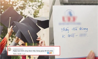 Xúc động sinh viên tốt nghiệp xuất sắc không đủ tiền phí làm lễ, thầy giáo tận tâm hỗ trợ