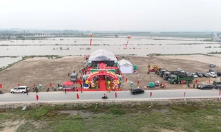 Khởi công cụm công nghiệp có tổng vốn đầu tư 1.100 tỷ đồng tại Hà Nội