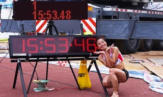 Chưa có giới hạn nào cho cô gái vàng của điền kinh Việt Nam Nguyễn Thị Oanh 