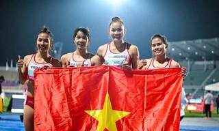 Điền kinh Việt Nam hụt HCV châu Á nội dung 4x400m nữ