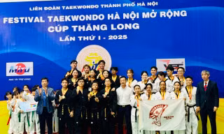 Hơn 1.000 võ sĩ tham dự Festival Taekwondo Hà Nội mở rộng 