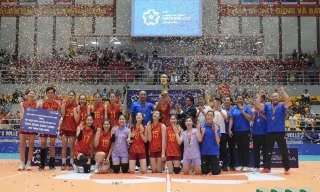 Bóng chuyền nữ Việt Nam lần thứ 3 vô địch AVC Nations Cup 