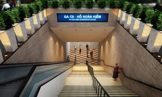 Thiết kế ga ngầm C9 cạnh hồ Hoàn Kiếm 