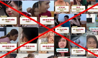 Nhiều phim chiếu mạng, nội dung xấu độc trên mạng xã hội thu hút người xem bằng tiêu đề gây sốc 