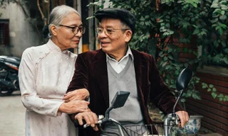 Vợ chồng GSNGND Nguyễn Đình Chú và Nguyễn Thị Minh Thâm