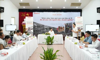 Toàn cảnh tọa đàm Khắc phục hậu quả sau cơn bão số 3: Bệ đỡ nào cho người dân, doanh nghiệp 