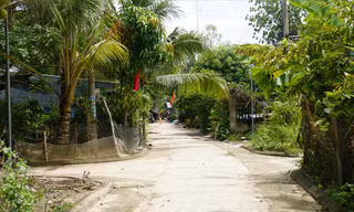 Quang cảnh khu dân cư Giồng Bàng vắng vẻ, đìu hiu ẢNH: HÒA HỘI