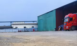  Kho hàng ở khu vực Cửa khẩu Kim Thành (Lào Cai) Ảnh: Hân Nguyễn