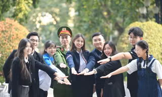 Sinh viên có được khát vọng, ý chí, quyết tâm ắt sẽ thành công Ảnh: Dương Triều