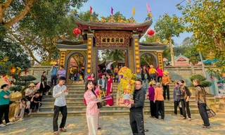 Đền Bảo Hà (Bảo Yên, Lào Cai) một trong những di tích quản lý tốt thu chi tiền công đức