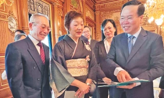 Chủ tịch nước Võ Văn Thưởng gặp mặt đại diện các thế hệ người Việt Nam có nhiều đóng gópẢnh: Thống Nhất, TTXVN