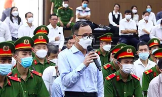 Cựu Bí thư Tỉnh ủy Bình Dương Trần Văn Nam tại tòa 